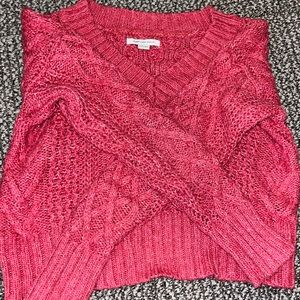 Cropped AE Cableknit Sweater